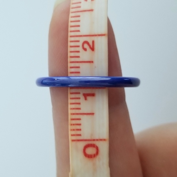 Blue Ceramic Ring - Picture 6 of 8